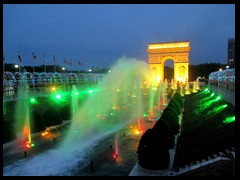 Windows of the World after dark - Arch of Triumph